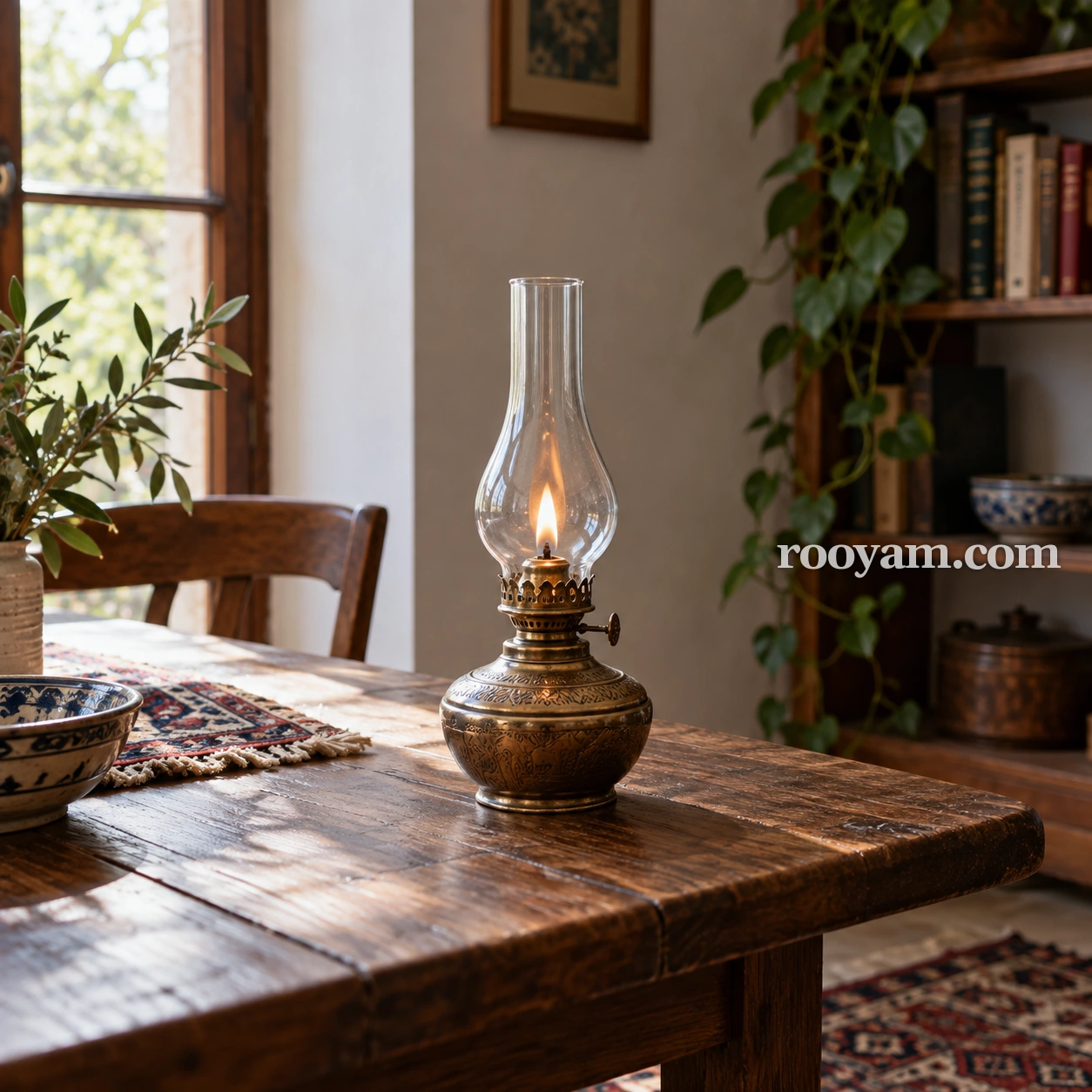 Réservoir de lampe à huile en rêve