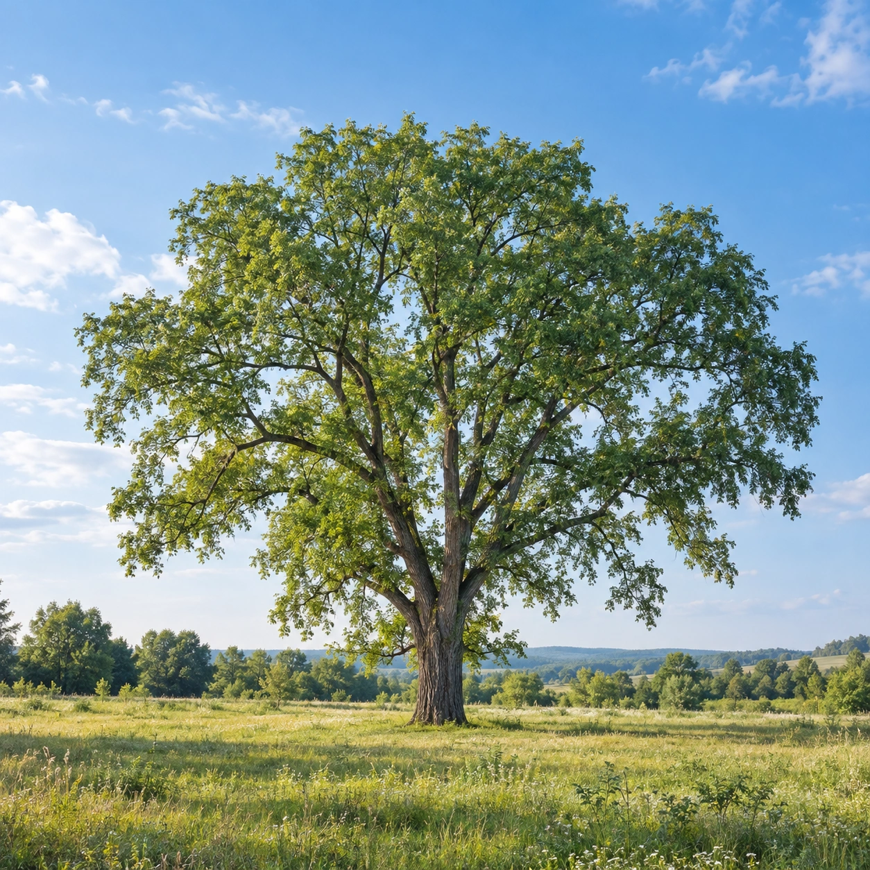 Elm tree in a dream — illustration