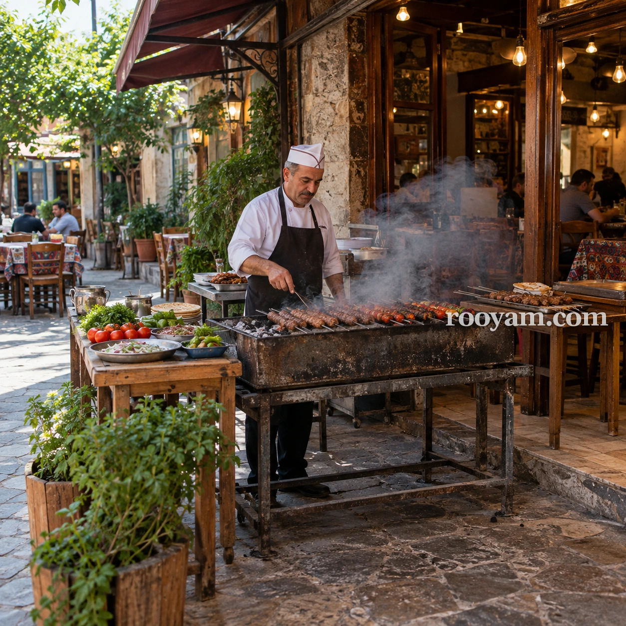 Vendeur de kebabs en rêve