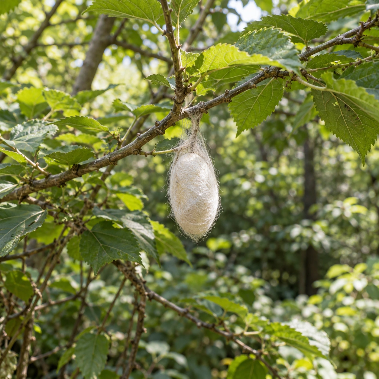 Cocoon in a dream — illustration