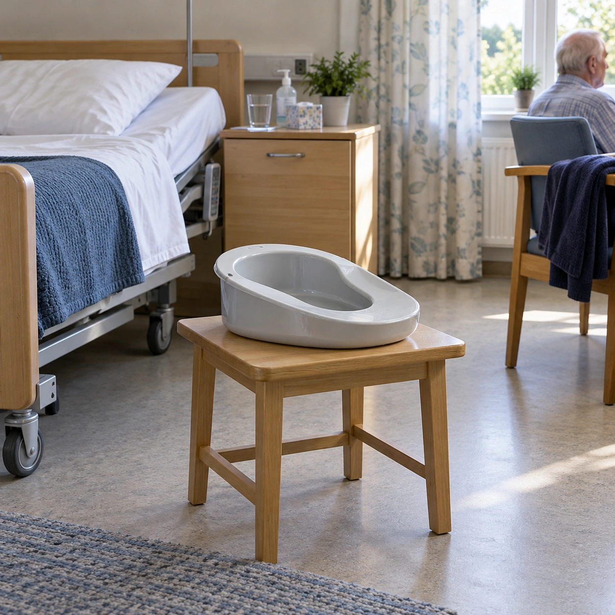 Bedpan in a dream — illustration