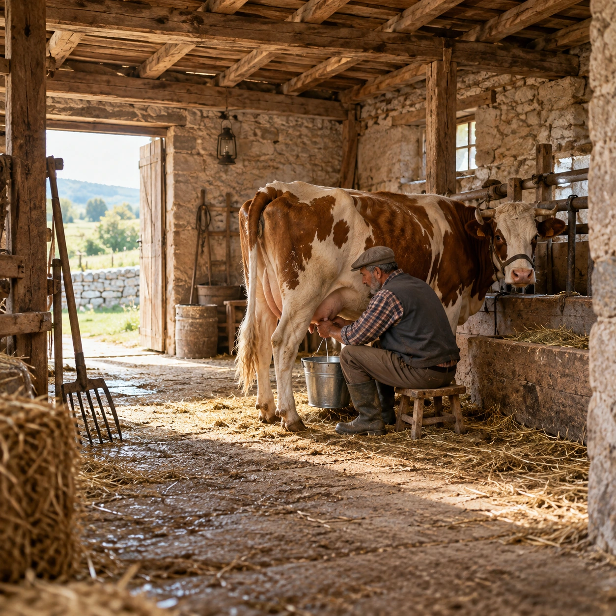 Milking