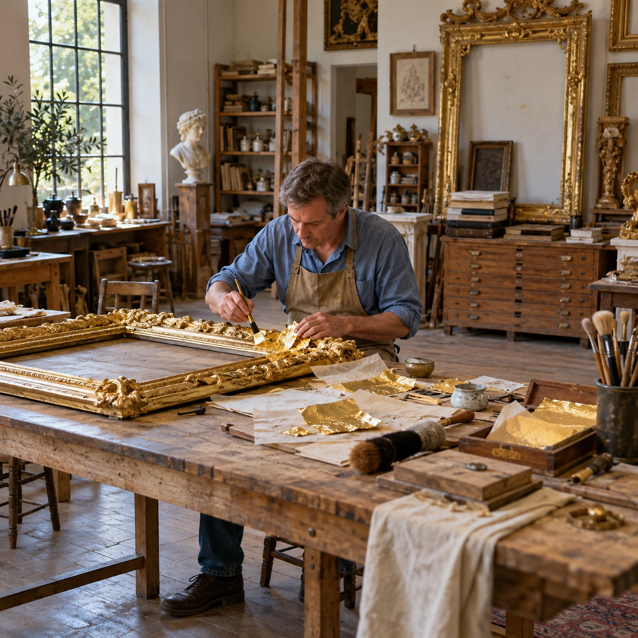 Gilding in a dream — illustration