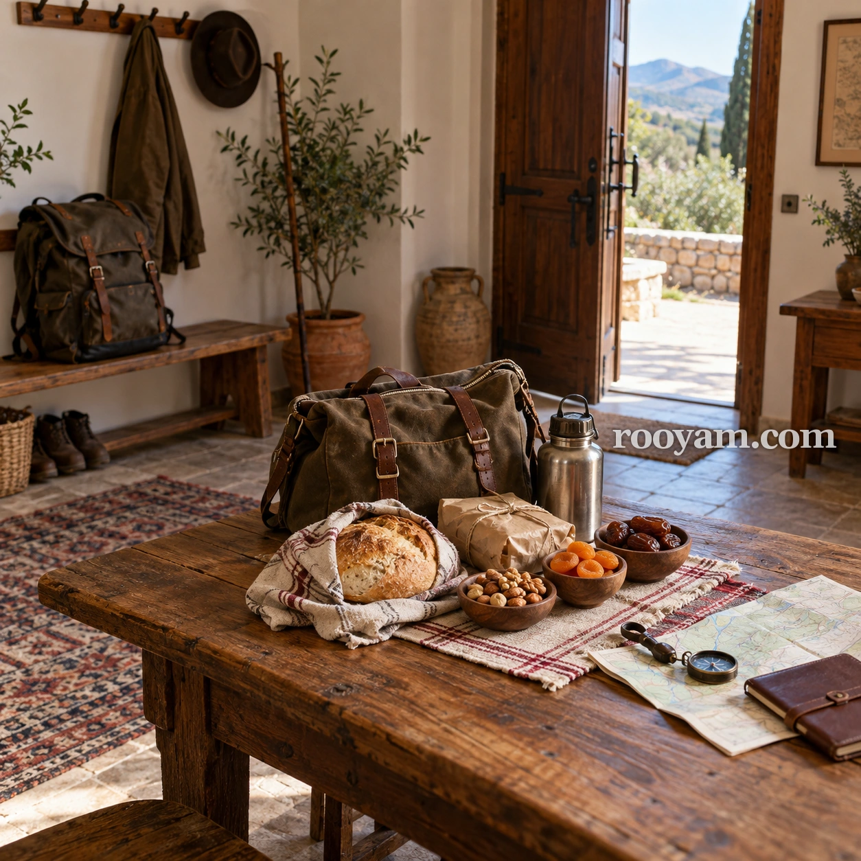 Provisions de route en rêve