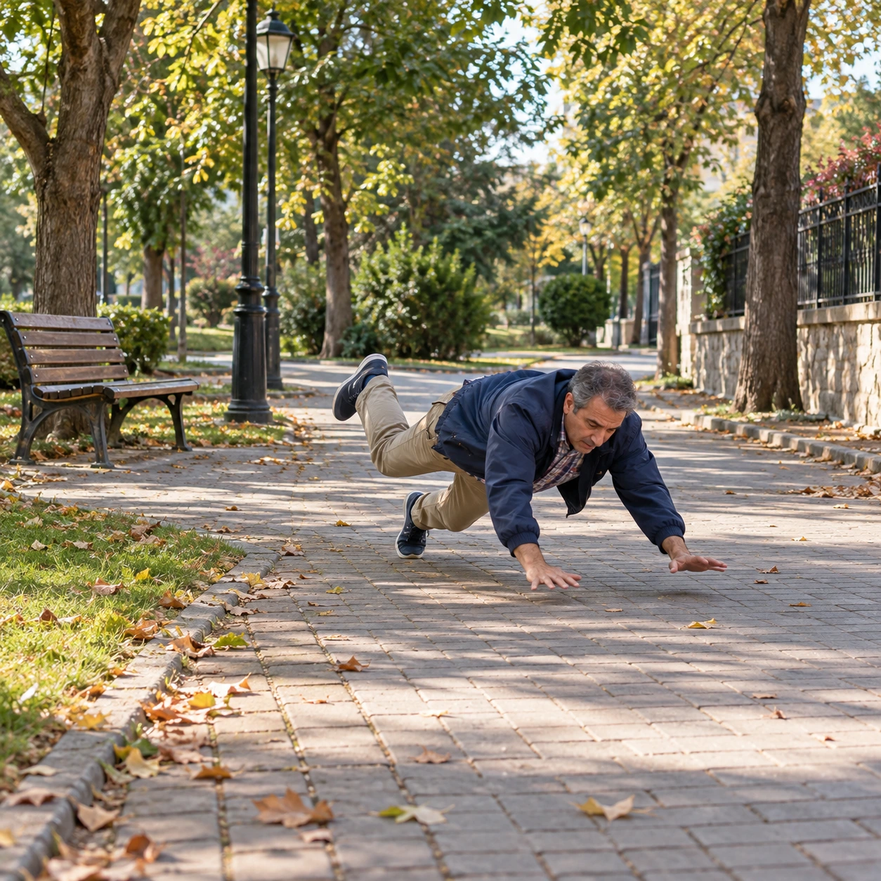 Falling Face Down