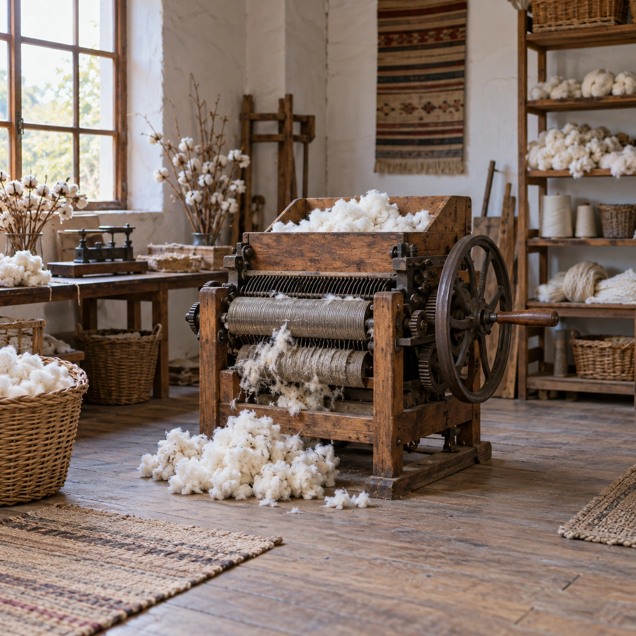 Cotton Gin / Spinning Device